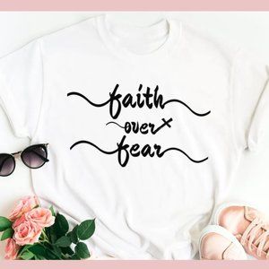Faith Over Fear T-shirt Christian design shirt